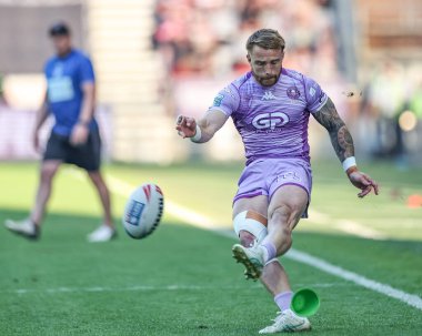 Wigan Warriors takımından Adam Keighran, Wigan Stadyumu 'ndaki Wigan Warriors - Leigh Leopards maçında 16 Mayıs 2025' te oynanan 11.