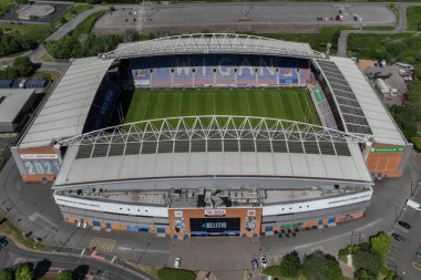 The Brick Community Stadyumu 'nun Betfred Süper Lig 11. Maçı sırasında Wigan Warriors ile Leigh Leopards' ın oynadığı The Brick Community Stadyumu, Wigan, İngiltere, 16 Mayıs 2025