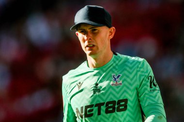 Crystal Palace 'dan Dean Henderson, 17 Mayıs 202' de İngiltere 'nin Wembley Stadyumu' nda oynanan ve Manchester City 'ye karşı oynanan FA Cup final maçında görülüyor.