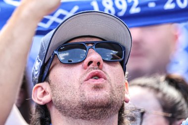 Premier Lig maçından sonra Everton Southampton 'a karşı Goodison Park, Liverpool, İngiltere, 18 Mayıs 2025