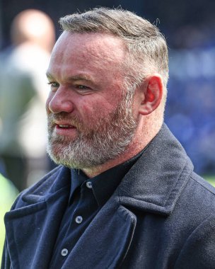 Everton 'ın eski oyuncusu Wayne Rooney, 18 Mayıs 2025' te Goodison Park, Liverpool, İngiltere 'de oynanan Everton-Southampton Premier League maçı öncesinde