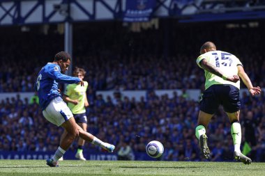 Everton 'dan Iliman Ndiaye 18 Mayıs 2025' te Goodison Park, Liverpool, İngiltere 'de oynanan Premier League maçında Everton' a karşı Southampton maçında 1-0 berabere kaldı.