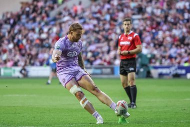 Wigan Warriors takımından Adam Keighran, Wigan Stadyumu 'ndaki Wigan Warriors - Leigh Leopards maçında 16 Mayıs 2025' te oynanan 11.