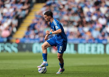 Danny Ward Leicester City kalecisi Premier League maçında Leicester City ile Ipswich Town arasında King Power Stadyumu, Leicester, İngiltere 'de 18 Mayıs 2025