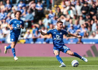 Leicester City 'den Luke Thomas 18 Mayıs 2025' te King Power Stadyumu 'nda Leicester City ile Ipswich Town arasında oynanan Premier League maçında pas attı.