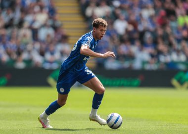 Leicester City 'den Kasey McAteer, 18 Mayıs 2025' te İngiltere 'nin Leicester şehrindeki King Power Stadyumu' nda oynanan Premier League maçında Leicester City ile Ipswich Town karşılaşmasını izledi.