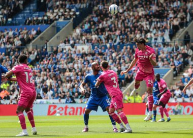 Ipswich Town 'dan Jacob Greaves 18 Mayıs 2025' te King Power Stadyumu 'nda oynanan Premier League maçında Leicester City-Ipswich Town maçında defans sahasındaki yerini aldı.