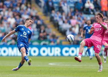 Leicester City 'den Bilal El Khannouss, 18 Mayıs 2025' te King Power Stadyumu 'nda oynanan Premier League maçında pas attı.