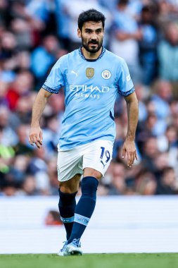 Manchester City 'den Ilkay Gundogan Premier League maçı sırasında Etihad Stadyumu' nda Manchester City ile Bournemouth karşılaşması, 20 Mayıs 2025