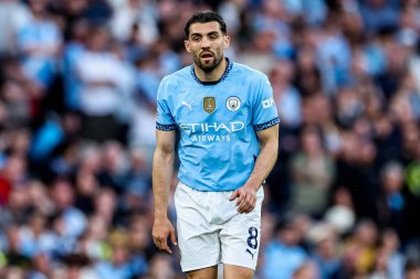 Manchester City 'den Mateo Kovaciç, 20 Mayıs 202' de Etihad Stadyumu 'nda oynanan Premier League maçında seyrediyor.