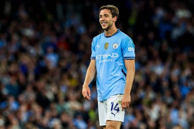 Manchester City 'den Nico Gonzalez, 20 Mayıs 202' de Etihad Stadyumu 'nda oynanan Premier League maçında tepki gösterdi.