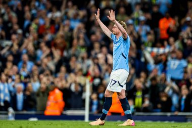 Manchester City 'den Kevin De Bruyne, Premier League maçında Manchester City ile Etihad Stadyumu' nda 20 Mayıs 202 'de oynanan maçta sahadan ayrıldı.