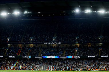 Premier League maçının genel görünümü Manchester City ile Bournemouth maçı Etihad Stadyumu, Manchester, İngiltere, 20 Mayıs 202