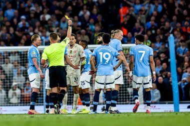 Manchester City takımına 20 Mayıs 202 tarihinde Etihad Stadyumu 'nda oynanan Premier League maçında sarı kart verildi.