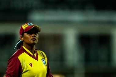 Batı Hint Adaları 'ndan Shabika Gajnabi 1. Vitality lT20 Serisi sırasında İngiltere Bayanlar Batı Hint Adaları' na karşı Spitfire Ground, Canterbury, Birleşik Krallık 'ta 21 Mayıs 202