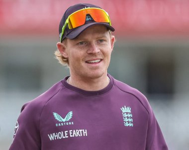 İngiltere 'den Ollie Pope, İngiltere' nin Trent Bridge, Nottingham, İngiltere 'de 22 Mayıs 2025 tarihli Rothesay Test Maçı 1.