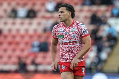 Hull FC 'den Aidan Sezer, Betfred Süper Lig 12. raundunda Leigh Leopards, Hull FC' ye karşı Leigh Spor Köyü, Leigh, İngiltere, 22 Mayıs 2025
