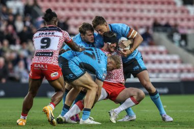 Leigh Leopards 'dan Ethan O' neill, 22 Mayıs 2025 'te Leigh Spor Köyü' nde oynanan 12. Betfred Süper Lig karşılaşmasında Leigh Leopards 'a karşı Hull FC ile karşı karşıya geldi.