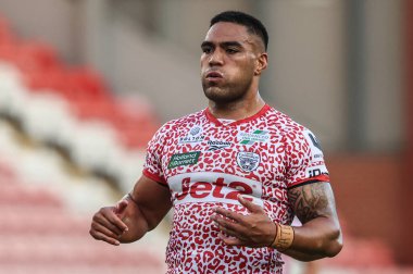 12. Betfred Süper Lig karşılaşmasında Leigh Leopards 'a karşı Leigh Leopards - Hull FC karşılaşmasında Leigh Spor Köyü, Leigh, İngiltere, 22 Mayıs 2025