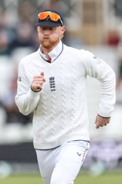 İngiltere kaptanı Ben Stokes, 24 Mayıs 2025 'te İngiltere' nin Trent Bridge, Nottingham 'da Zimbabwe' ye karşı oynadığı Rothesay Test Maçı 'nda görevdeydi.
