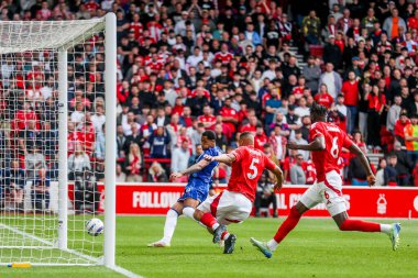 Chelsea 'den Levi Colwill Premier Lig maçında skor olarak 0-1 yaptı Nottingham Forest Chelsea' ye karşı City Ground, Nottingham, İngiltere, 25 Mayıs 2025