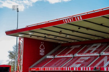 Premier Lig maçından önce Nottingham Forest Chelsea 'ye karşı City Ground, Nottingham, İngiltere' de 25 Mayıs 2025 'te oynanan maçın genel görünümü.