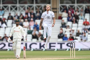 İngiltere kaptanı Ben Stokes, 24 Mayıs 2025 'te İngiltere' nin Nottingham kentindeki Trent Köprüsü 'nde oynanan Rothesay Test Maçı 3.