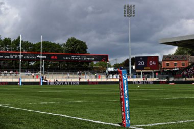 DIY Kitchens Stadyumu 'nun Betfred Süper Ligi maçından önceki genel görüntüsü Wakefield Trinity - Salford Red Devils maçı DIY Kitchens Stadyumu, Wakefield, Birleşik Krallık, 25 Mayıs 2025