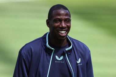 Everton 'dan Abdoulaye Doucour, Premier League maçı sırasında St.James' s Park, Newcastle, İngiltere 'de oynanan Newcastle United maçına geldi.