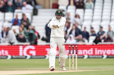 Zimbabwe 'den Sean Williams, 24 Mayıs 2025' te İngiltere 'nin Trent Bridge, Nottingham' da Zimbabwe 'ye karşı oynadığı Rothesay Test Maçı' nda Stokes 'un ikinci dördüncüsünü vurdu.