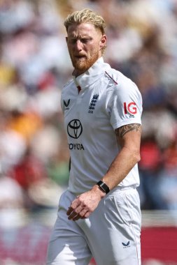 İngiltere kaptanı Ben Stokes, Rothesay Test Maçı 2. Gün İngiltere, Trent Bridge, Nottingham 'da Zimbabwe' ye karşı, 23 Mayıs 2025