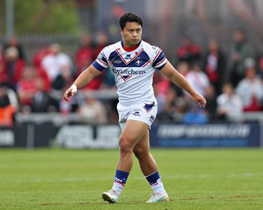 Wakefield Trinity 'den Mason Lino Betfred Süper Lig maçı sırasında Wakefield Trinity - Salford Red Devils - DIY Kitchens Stadyumu, Wakefield, Birleşik Krallık, 25 Mayıs 2025