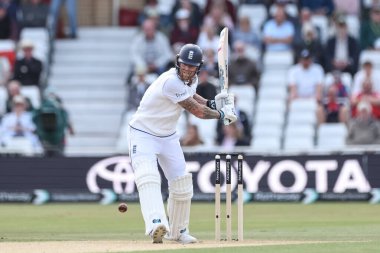 İngiltere kaptanı Ben Stokes, 23 Mayıs 2025 'te İngiltere' nin Trent Bridge, Nottingham kentinde oynanan Rothesay Test Maçı 2.