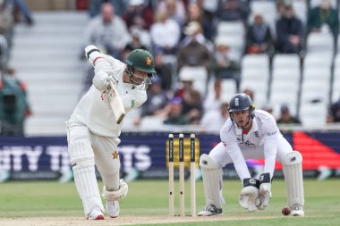 Zimbabwe kaptanı Craig Ervine, 23 Mayıs 2025 'te İngiltere' nin Trent Bridge, Nottingham 'da Zimbabwe' ye karşı oynadığı Rothesay Test Maçı 'nda 4 (4) vuruş yaptı.