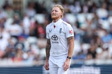 İngiltere kaptanı Ben Stokes, Rothesay Test Maçı 2. Gün İngiltere, Trent Bridge, Nottingham 'da Zimbabwe' ye karşı, 23 Mayıs 2025