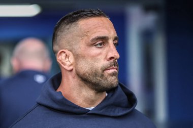 Warrington Wolves 'tan Paul Vaughan, Betfred Süper Lig 12. raundunda Warrington Wolves, Hull KR' a karşı Halliwell Jones Stadyumu, Warrington, İngiltere, 23 Mayıs 2025