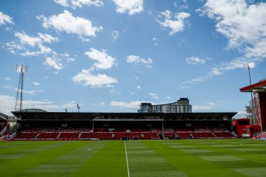 Premier Lig maçından önce Nottingham Forest Chelsea 'ye karşı City Ground, Nottingham, İngiltere' de 25 Mayıs 2025 'te oynanan maçın genel görünümü.