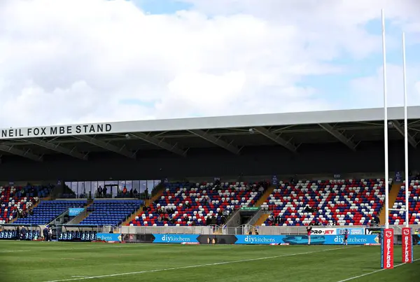 DIY Kitchens Stadyumu 'nun Betfred Süper Ligi maçından önceki genel görüntüsü Wakefield Trinity - Salford Red Devils maçı DIY Kitchens Stadyumu, Wakefield, Birleşik Krallık, 25 Mayıs 2025