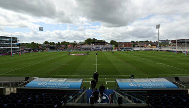 DIY Kitchens Stadyumu 'nun Betfred Süper Ligi maçından önceki genel görüntüsü Wakefield Trinity - Salford Red Devils maçı DIY Kitchens Stadyumu, Wakefield, Birleşik Krallık, 25 Mayıs 2025