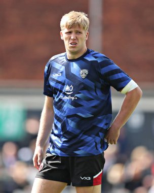 Salford Red Devils 'den Toby Warren Betfred Süper Lig karşılaşmasından önce Wakefield Trinity, Salford Red Devils' e karşı DIY Kitchens Stadyumu, Wakefield, İngiltere, 25 Mayıs 2025