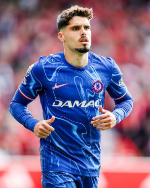 Chelsea 'den Pedro Neto Premier Lig maçı sırasında Nottingham Forest Chelsea' ye karşı City Ground, Nottingham, İngiltere 'de 25 Mayıs 2025' te