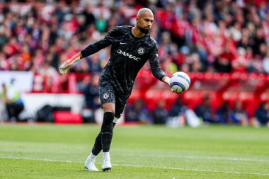 Chelsea 'den Robert Sanchez, Nottingham Forest' a karşı Chelsea City Ground, Nottingham, İngiltere 'de 25 Mayıs 2025' te oynanan Premier League karşılaşmasında görev aldı.