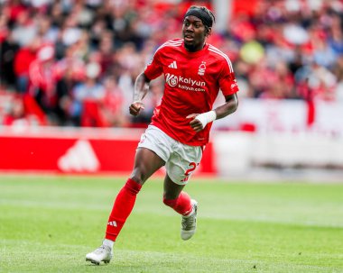 Nottingham Ormanı 'ndan Anthony Elanga Premier League maçı sırasında Nottingham Forest Chelsea' ye karşı 25 Mayıs 2025 'te City Ground, Nottingham' da maç yapıyor.