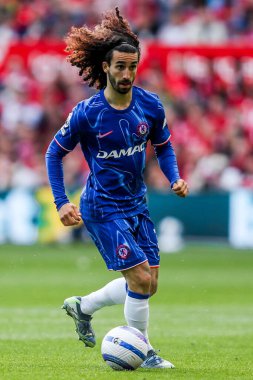 Chelsea 'li Marc Cucurella Premier Lig maçında topla koşuyor Nottingham Forest Chelsea' ye karşı City Ground, Nottingham, İngiltere, 25 Mayıs 2025