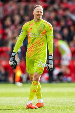 Nottingham Ormanı 'ndan Matz Sels, Nottingham Forest' ın Chelsea 'ye karşı oynadığı Premier League maçında 25 Mayıs 2025' te tepki gösterdi.