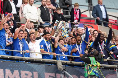 AFC Wimbledon, Wembley Stadyumu 'nda 26 Mayıs 2025 tarihinde oynanan ve Wimbledon' un Wembley Stadyumu 'na karşı oynadığı Sky Bet 2 playoff final maçında 2.