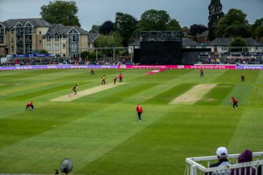 3. Vitality IT20 Serisinin genel görünümü, 26 Mayıs 2025 'te Cloud County Ground, Chelmsford, Birleşik Krallık' ta İngiltere ile Batı Hint Adaları Kadınları arasındaki karşılaşmayla eşleşiyor.