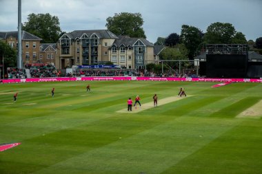 3. Vitality IT20 Serisinin genel görünümü, 26 Mayıs 2025 'te Cloud County Ground, Chelmsford, Birleşik Krallık' ta İngiltere ile Batı Hint Adaları Kadınları arasındaki karşılaşmayla eşleşiyor.