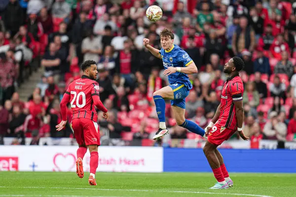 26 Mayıs 2025 'te Wembley Stadyumu' nda Wimbledon 'a karşı oynanan Gökyüzü İddia Ligi 2 Playoff Final maçı sırasında
