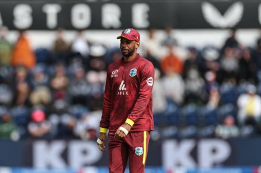 Batı Hint Adaları 'ndan Roston Chase, 1 Haziran 2025' te Sofya Bahçeleri Kriket Sahası 'nda Batı Hint Adaları' na karşı 2.